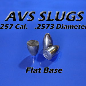 .2573 Diameter FLAT 25 Caliber Slugs - Hollow Point (40 to 64 Grains) 100 count