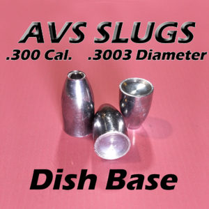 .3003 Diameter DISH 30 Caliber Slugs - Hollow Point (46 to 110 Grains) 100 count