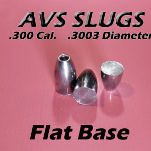 .3003 Diameter FLAT 30 Caliber Slugs - Hollow Point (50 to 110 Grains) 100 count