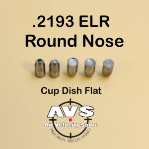 .2193 ELR Round Nose (Pick Base) (22 Caliber Slugs) – HP/Solid Nose (22 to 44 Grains) 100 count