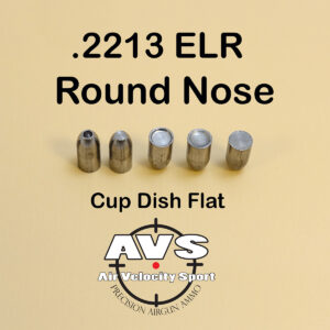 .2213 ELR Round Nose (Pick Base) (22 Caliber Slugs) – HP/Solid Nose (22 to 48 Grains) 100 count