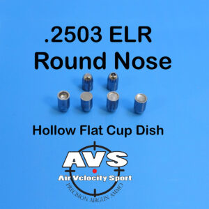 .2503 ELR ROUND NOSE (PICK BASE) (25 Caliber Slugs) - HP/Solid Nose (34 to 85 Grains) 100 count