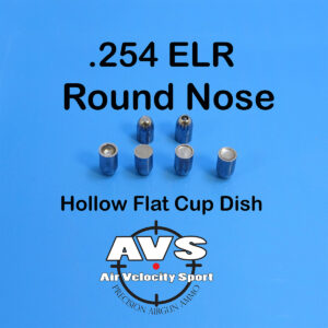 .254 ELR ROUND NOSE (PICK BASE) (25 Caliber Slugs) - HP/Solid Nose (34 to 85 Grains) 100 count