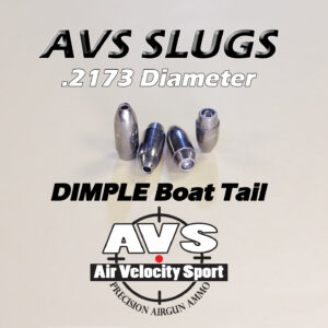 .2173 2S Ogive DBT (Dimple Boat Tail) (22 Caliber Slugs) – HP (28 to 50 Grains) 100 count