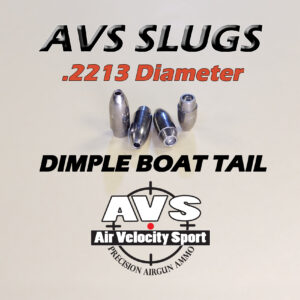 .2213 2S Ogive DBT (Dimple Boat Tail) (22 Caliber Slugs) – HP (28 to 50 Grains) 100 count