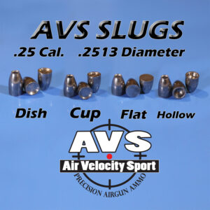 .2513 2S Ogive PICK BASE (25 Caliber Slugs) Hollow Point (26 to 62 Grains) 100 count