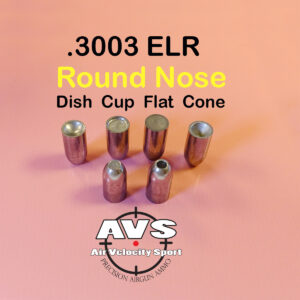 .3003 ELR PICK BASE 30 Caliber Slugs - HP/Solid Nose (57.5 to 120 Grains) 100 count